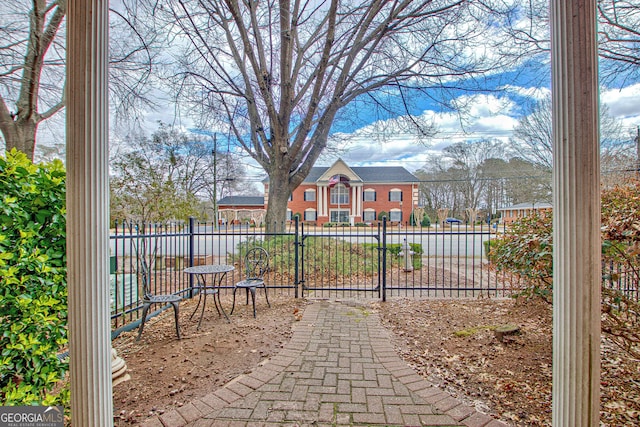 view of patio / terrace with fence