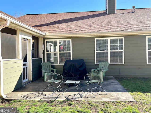 view of patio / terrace with grilling area