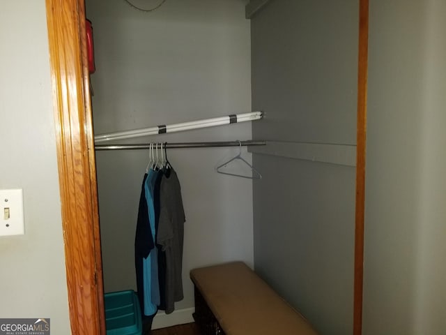 view of closet