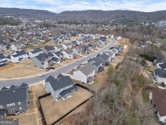 drone / aerial view featuring a residential view