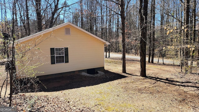 view of side of property