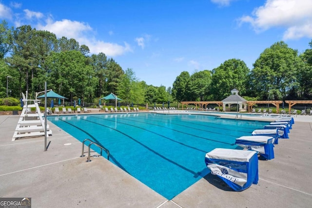 community pool featuring a patio