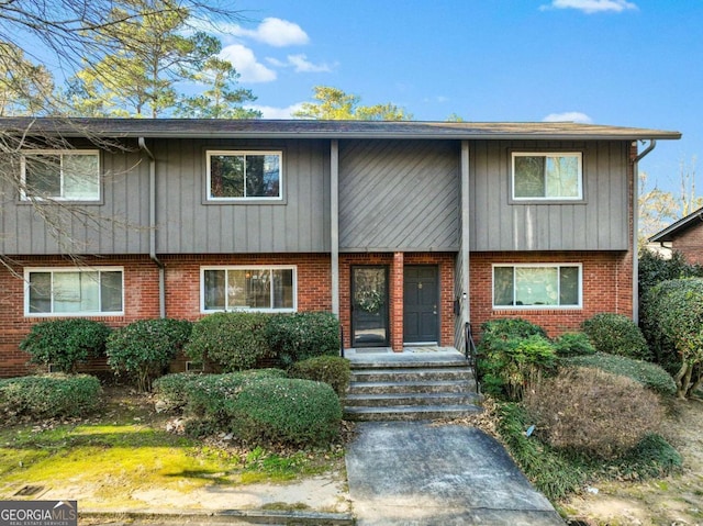 view of front of property with brick siding