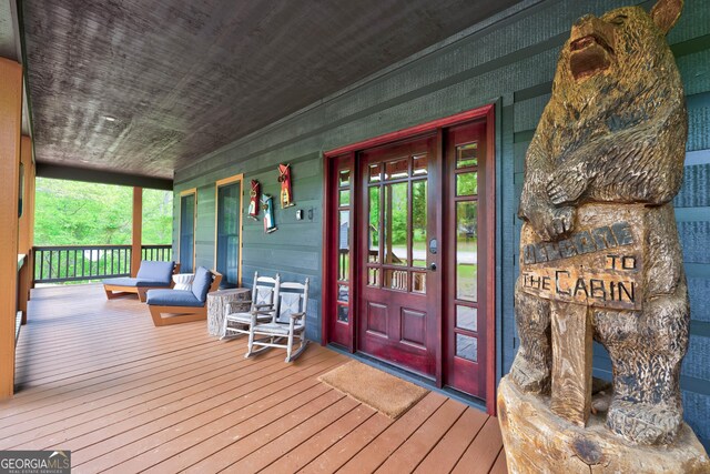 1650 Loving Rd, Morganton, GA 30560 - deck featuring a porch