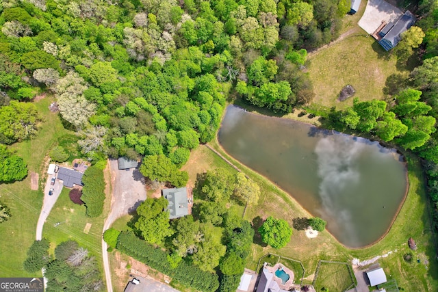 1650 Loving Rd, Morganton, GA 30560 - birds eye view of property with a water view
