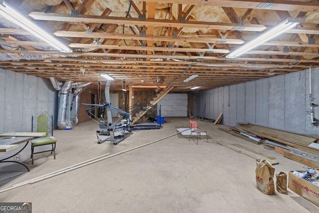 902 Grove Level Rd, Maysville, GA 30558 - view of unfinished basement