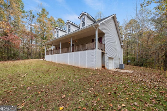 902 Grove Level Rd, Maysville, GA 30558 - view of home's exterior featuring a garage and a yard