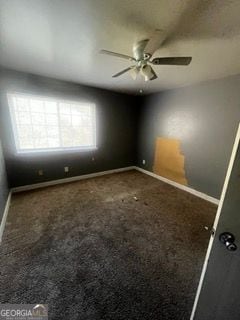 405 Fairburn Rd SW Unit 107, Atlanta, GA 30331 - carpeted empty room featuring baseboards and ceiling fan