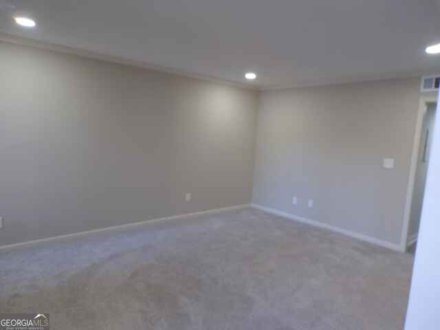 2401 Northlake Ct, Atlanta, GA 30345 - carpeted empty room with recessed lighting, visible vents, and baseboards