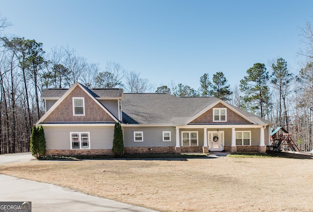 craftsman house featuring a porch