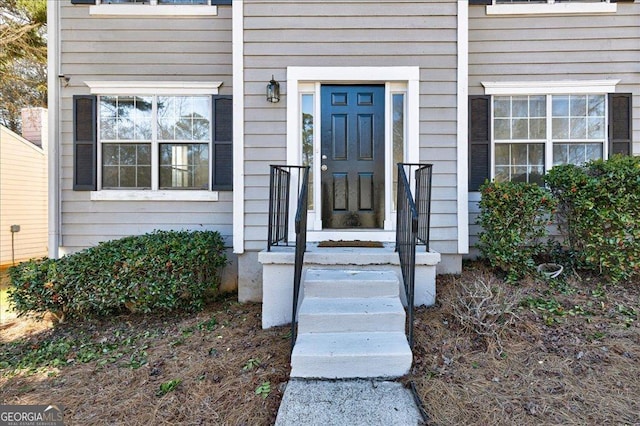 view of entrance to property