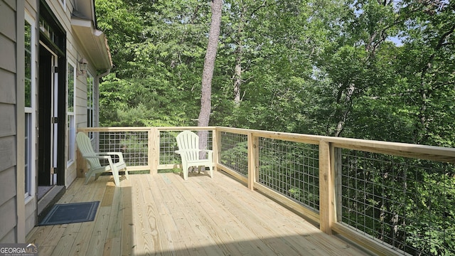62 Crooked Branch Dr, Clayton, GA 30525 - view of wooden terrace