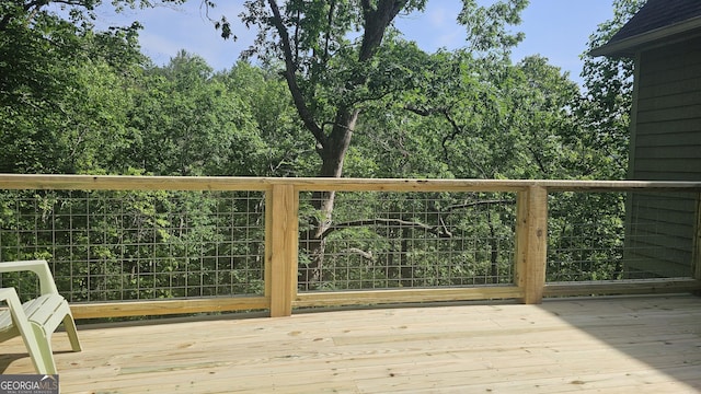 62 Crooked Branch Dr, Clayton, GA 30525 - view of wooden terrace