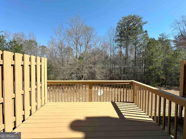 view of deck