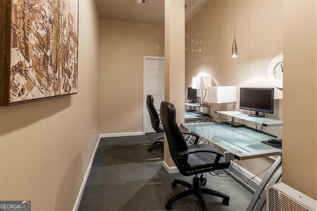 32 Peachtree St Unit 202, Atlanta, GA 30303 - office featuring baseboards and carpet floors