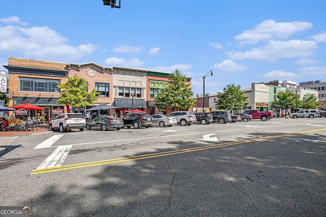 view of car parking