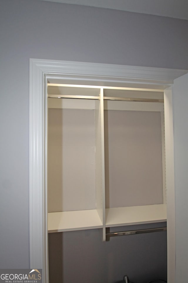 view of closet