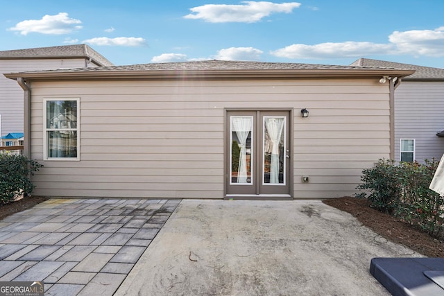 rear view of house featuring a patio area