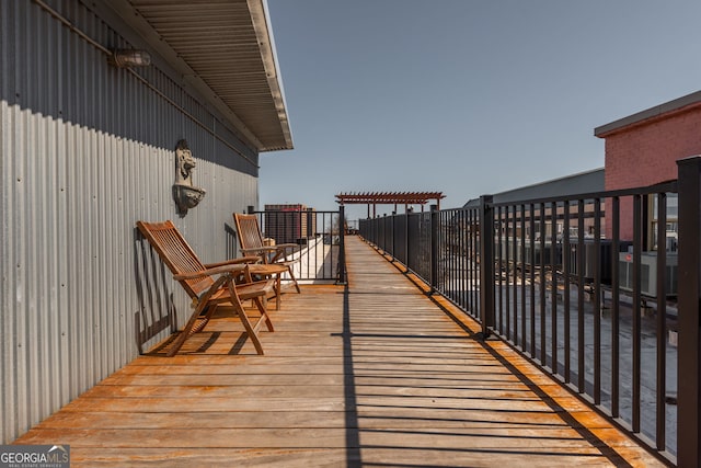 view of deck