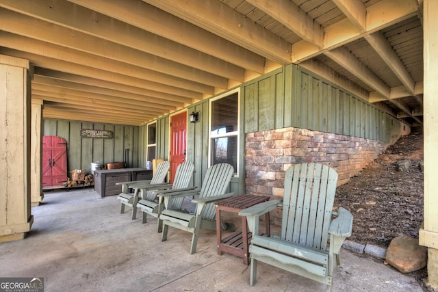 view of patio