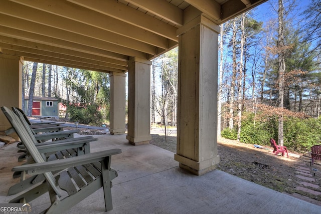 view of patio