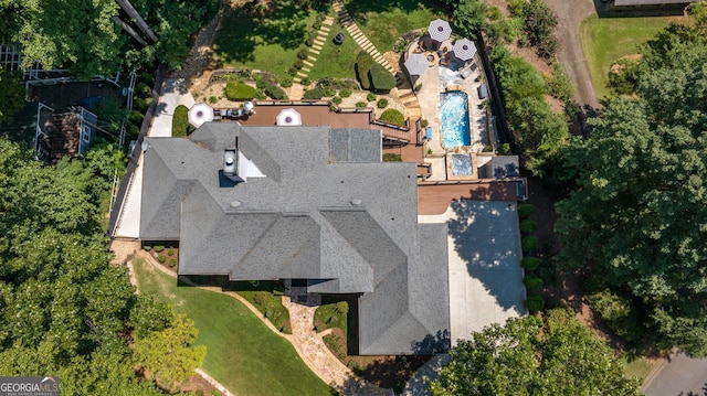 drone / aerial view