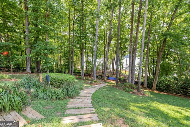 view of yard