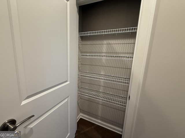 view of closet