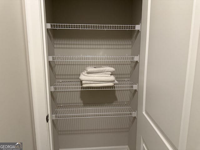 view of closet
