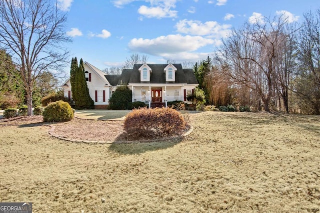 view of front of home featuring a porch