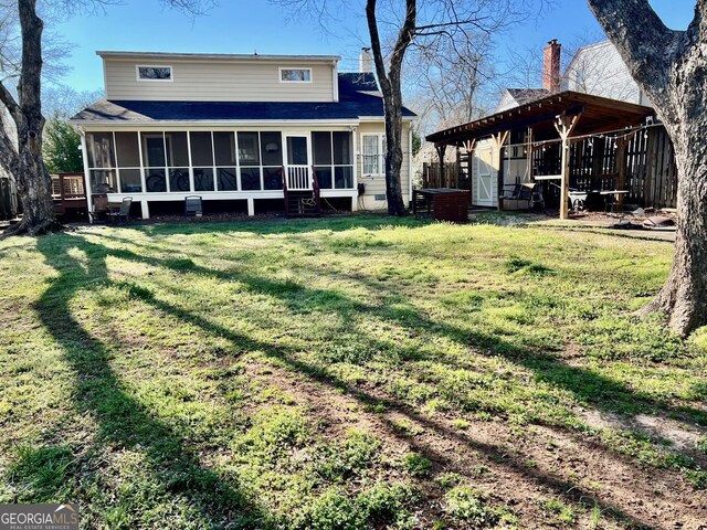 wooden deck with fence