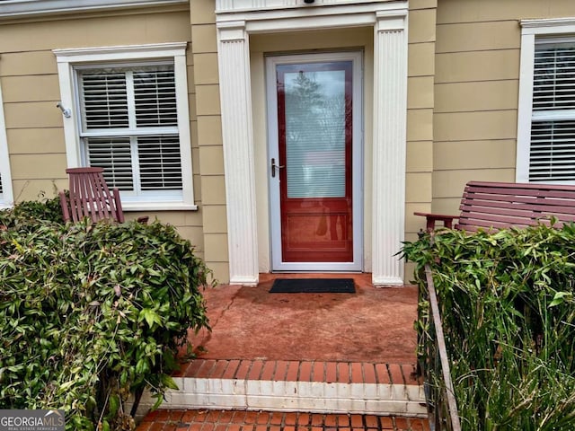 view of entrance to property