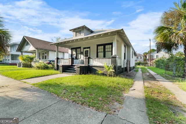 bungalow with a porch