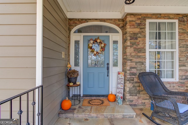 view of entrance to property