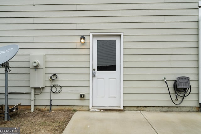 view of property entrance