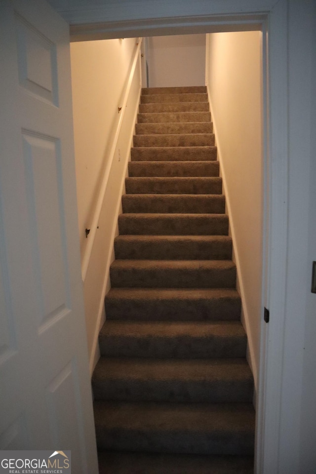 view of stairs
