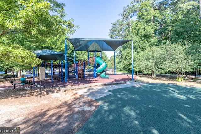 view of community playground