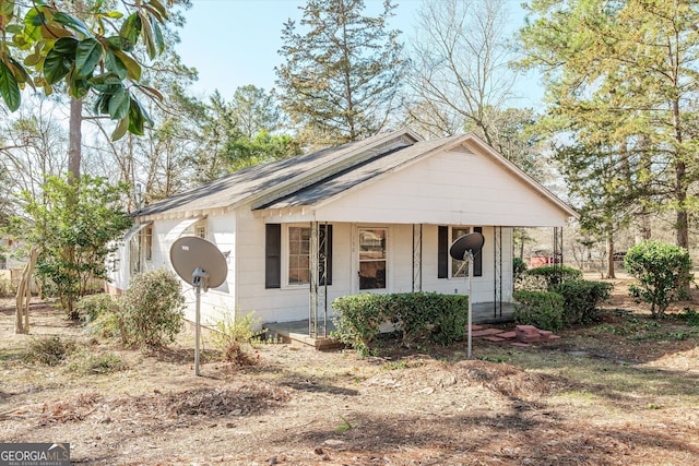 view of front of house featuring a porch