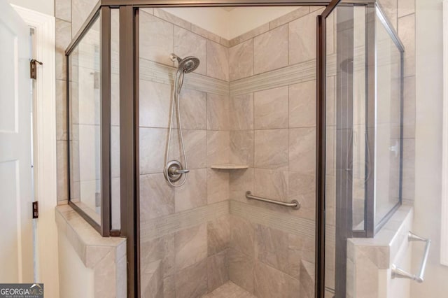 full bath with a stall shower