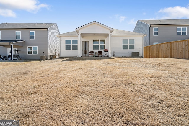 2030 Vidalia Ct, Dacula, GA 30019 - back of property featuring central AC unit