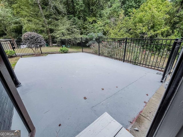 view of patio / terrace with fence