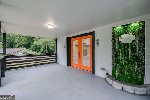 view of patio / terrace with french doors