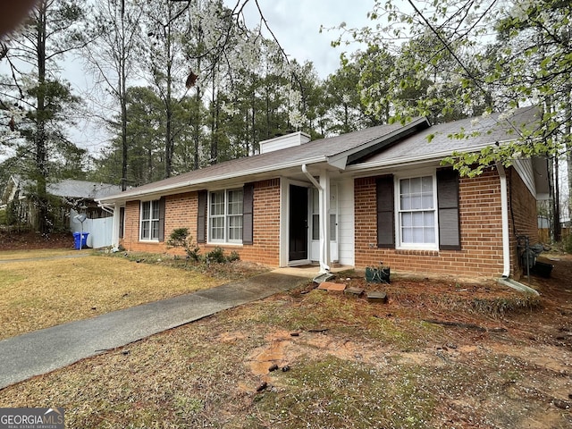 405415 Chase Dr, Fayetteville, GA 30214 - ranch-style house featuring brick siding and a chimney