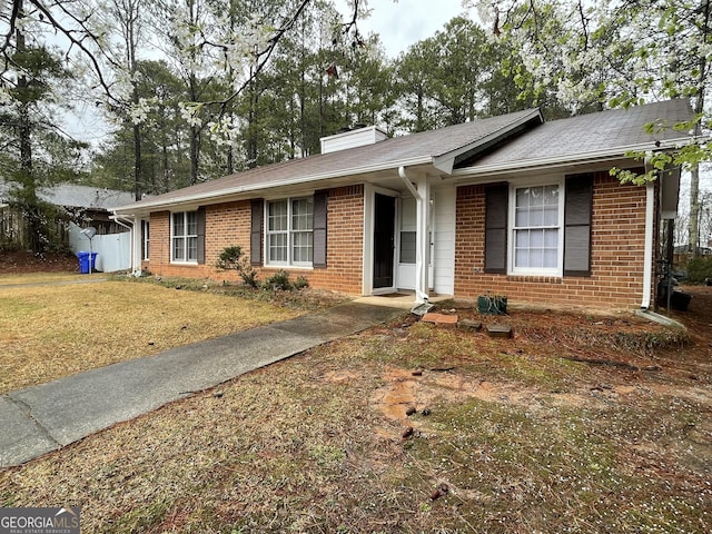 405415 Chase Dr, Fayetteville, GA 30214 - single story home featuring brick siding, a chimney, and roof with shingles