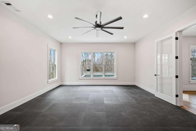 310 Timberview Trl, Alpharetta, GA 30004 - unfurnished room featuring baseboards, recessed lighting, and ceiling fan