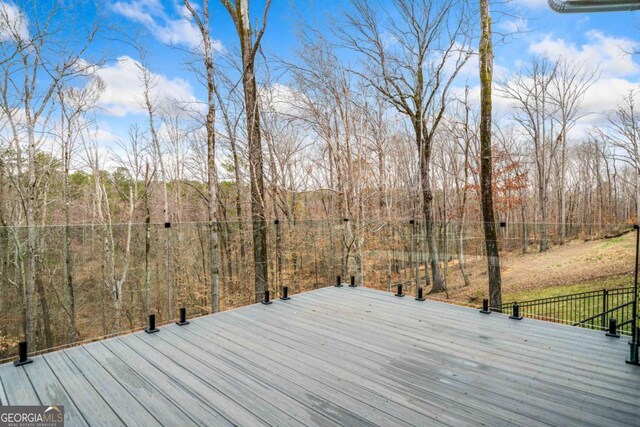310 Timberview Trl, Alpharetta, GA 30004 - wooden terrace featuring fence
