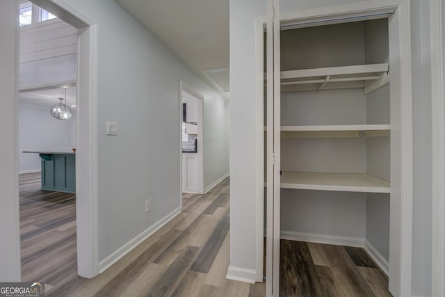 view of closet