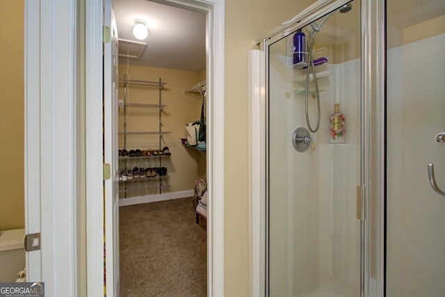 6935 Autumn Hills Dr, Cumming, GA 30028 - bathroom featuring a stall shower