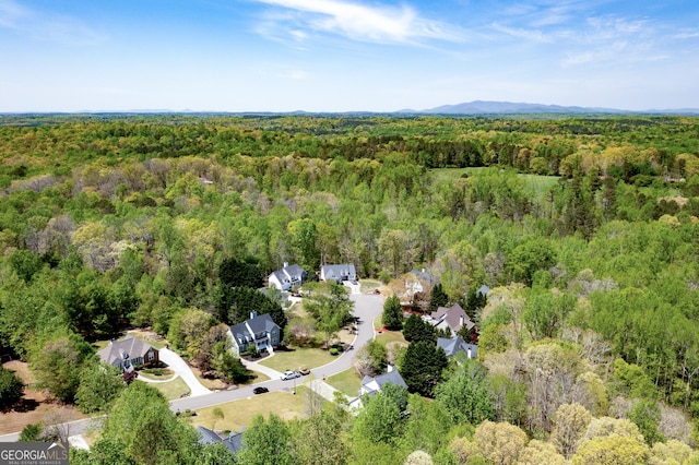6935 Autumn Hills Dr, Cumming, GA 30028 - bird's eye view with a wooded view