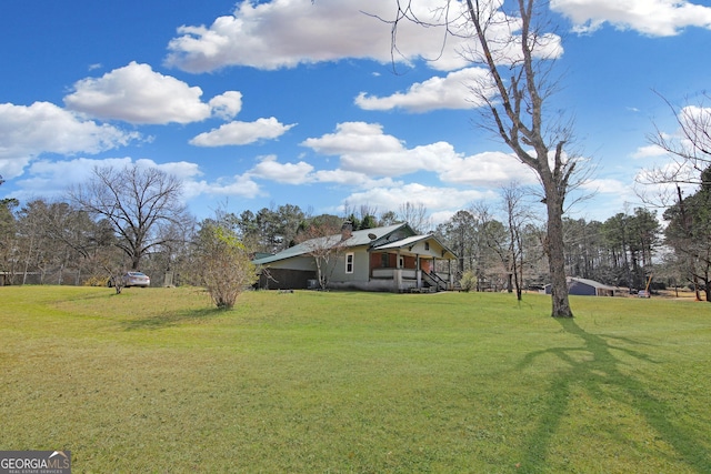 view of yard